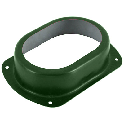 Воронка врезная выпускная 76*102 RAL P362 Зеленый фото Центр Металлокровли