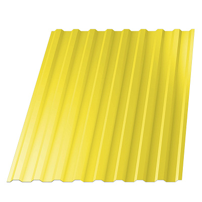Профнастил НС-20 (МП 20) RAL1018 Желтый 1150(1100)мм 0,45мм