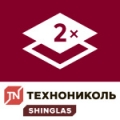 Двухслойная гибкая черепица Shinglas Технониколь