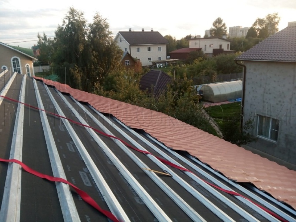 Металлочерепица Геркулес 8004 терракотовый Стальной Бархат от Центра Металлокровли в Иркутске