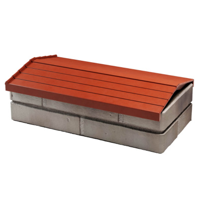 Парапет Бона ХайТек Красный посадка на 1 кирпич 200,225,255мм фото 3