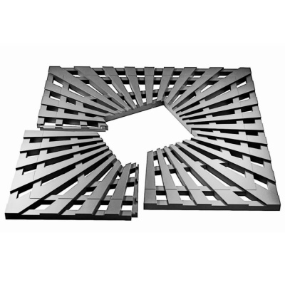 Приствольная решетка ПП ZKING ATMOSPHERE 1200х1200мм Серая разбор