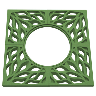 Приствольная решетка ПП ZKING CRUST 1.2х1.2м Зеленый 2